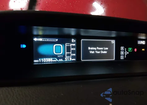 2016 Toyota Prius Four z USA, uszkodzony, nr VIN JTDKARFU2G3513277